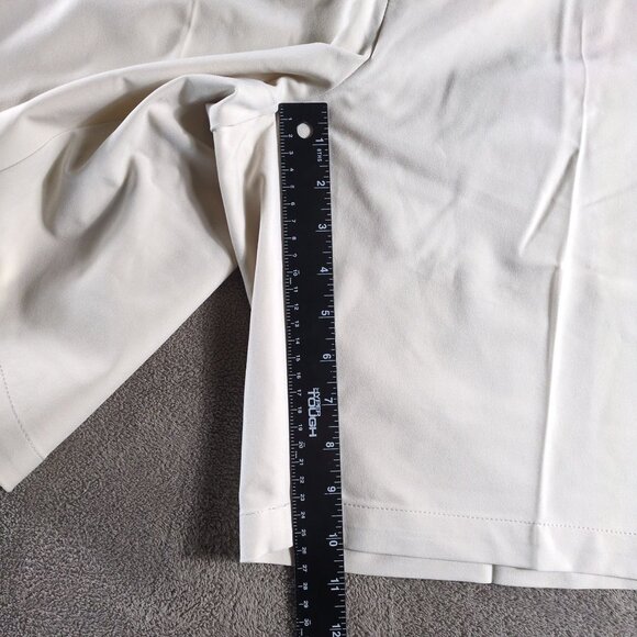 FootJoy Golf Shorts Mens 40 Khaki  9" Performance Stretch Flat Front - Picture 7 of 11